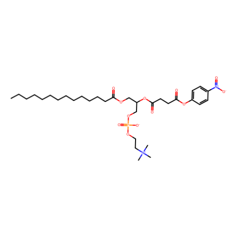 1-肉豆蔻酰基-2-(4-硝基苯基琥珀酰基)-sn-甘油-3-磷酸胆碱,1-myristoyl-2-(4-nitrophenylsuccinyl) -sn-glycero-3-phosphocholine