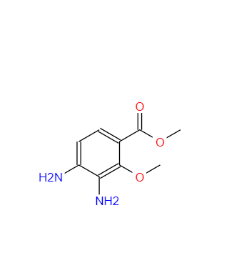 METHYL 3,4-DIAMINO-2-METHOXYBENZOATE,methyl 3,4-diamino-2-methoxybenzoate