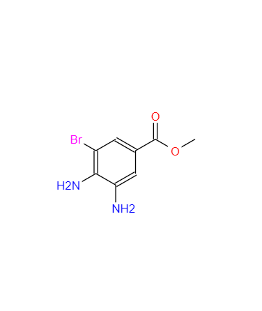 3,4-二氨基-5-溴苯甲酸甲酯,methyl 3,4-diamino-5-bromobenzoate