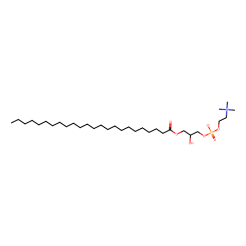 1-木質(zhì)氰基-2-羥基-sn-甘油-3-磷酸膽堿,1-lignoceroyl-2-hydroxy-sn-glycero-3-phosphocholine