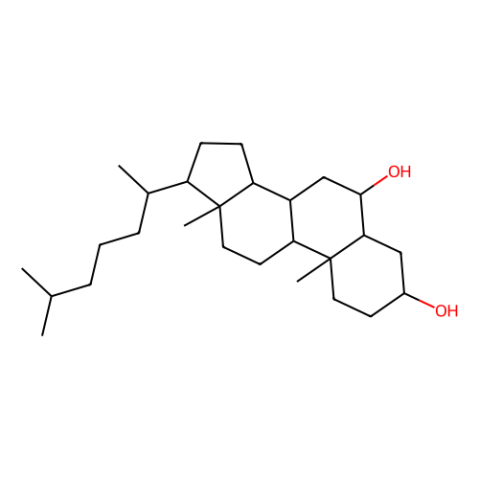 6α-羟基-5α-胆甾烷,6α-hydroxy-5α-cholestane