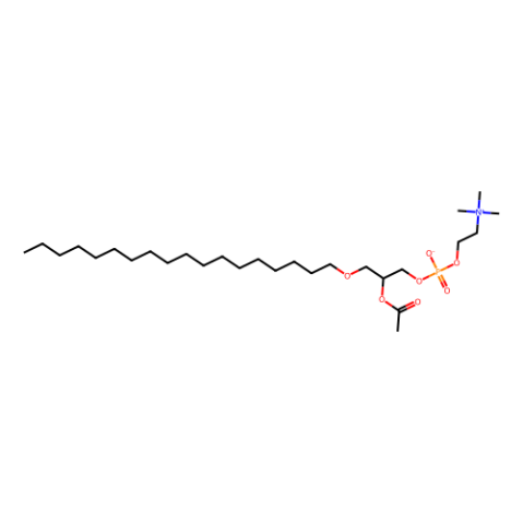 1-O-十八烷基-2-乙酰基-sn-甘油-3-磷酸膽堿,1-O-octadecyl-2-acetyl-sn-glycero-3-phosphocholine