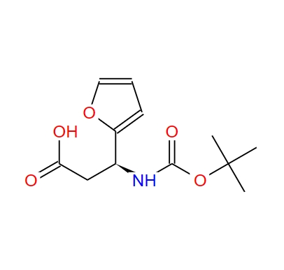N-Boc-S-3-氨基-3-(2-呋喃基)丙酸,N-Boc-S-3-Amino-3-(2-furyl)propionic acid