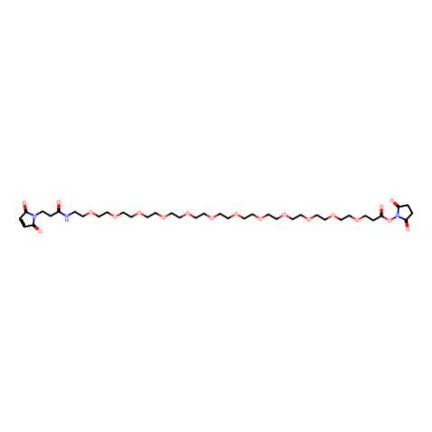 α-马来酰亚氨基丙酰-ω-琥珀酰亚胺-十二聚乙二醇,α-MaleiMidopropionyl-ω-succiniMidyl-12(ethylene glycol)