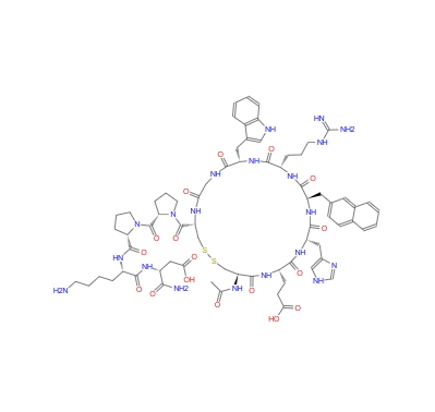 Acetyl-(Cys11,D-2-Nal14,Cys18)-β-MSH (11-22) amide,Acetyl-(Cys11,D-2-Nal14,Cys18)-β-MSH (11-22) amide