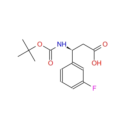 Boc-(S)-3-氨基-3-(3-氟-苯基)-丙酸,Boc-(S)-3-Amino-3-(3-fluoro-phenyl)-propionic acid