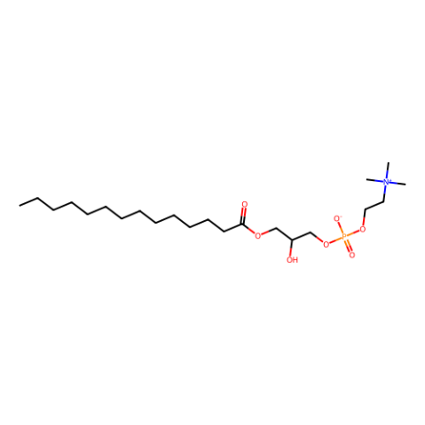 1-肉豆蔻基-2-羟基-sn-甘油-3-磷酸胆碱,1-myristoyl-2-hydroxy-sn-glycero-3-phosphocholine