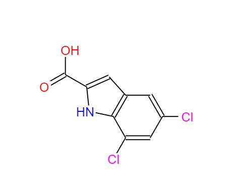 5,7-二氯吲哚-2-羧酸,5,7-DICHLORO-1H-INDOLE-2-CARBOXYLIC ACID