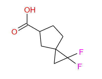 1,1-二氟螺[2.4]庚烷-5-羧酸,Spiro[2.4]heptane-5-carboxylic acid, 1,1-difluoro-