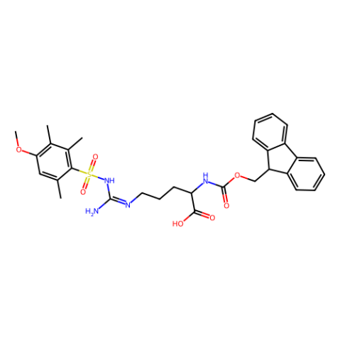 N-Fmoc-N'-(4-甲氧基-2,3,6-三甲基苯磺酰基)-L-精氨酸,Fmoc-Arg(Mtr)-OH