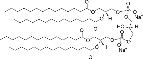 1',3'-双[1,2-二肉豆蔻酰基-sn-甘油-3-磷酸] -sn-甘油(钠盐),14:0 Cardiolipin (sodium salt)