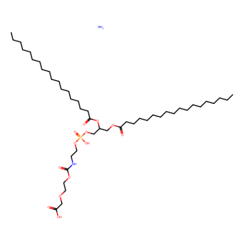 1,2-二硬脂酰基-sn-甘油-3-磷酸乙醇胺-N-[羧基(聚乙二醇)-2000](铵盐),1,2-distearoyl-sn-glycero-3-phosphoethanolamine-N-[carboxy(polyethylene glycol)-2000] (ammonium salt)