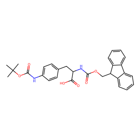 Fmoc-4-氨基苯丙氨酸,4-(Boc-amino)-N-Fmoc-L-phenylalanine