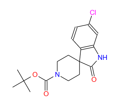 Tert-Butyl 6-Chloro-2-Oxospiro[Indoline-3,4'-Piperidine]-1'-Carboxylate,Tert-Butyl 6-Chloro-2-Oxospiro[Indoline-3,4'-Piperidine]-1'-Carboxylate