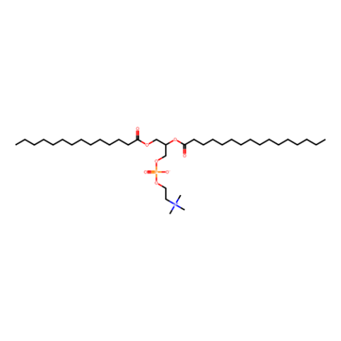 1-肉豆蔻酰基-2-棕榈酰基-sn-甘油-3-磷酸胆碱,1-myristoyl-2-palmitoyl-sn-glycero-3-phosphocholine
