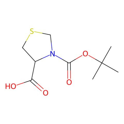 N-Boc-(R)-噻唑-4-羧酸,(-)-Boc-L-thioproline