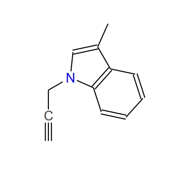 3-methyl-1-(prop-2'-ynyl)indole,3-methyl-1-(prop-2'-ynyl)indole