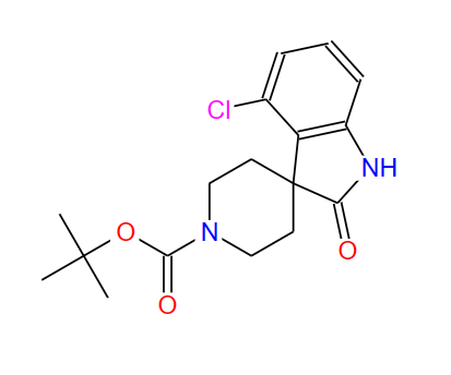 4-氯-2-氧代-1,2-二氢螺[吲哚-3,4'-哌啶]-1'-羧酸叔丁酯,tert-Butyl 4-chloro-2-oxo-1,2-dihydrospiro[indole-3,4'-piperidine]-1'-carboxylat