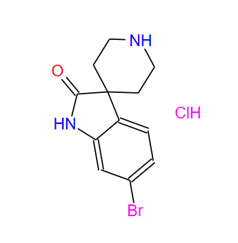 6-溴螺[吲哚啉-3,4'-哌啶]-2-酮盐酸盐,6-Bromospiro[indoline-3,4'-piperidin]-2-one hydrochloride