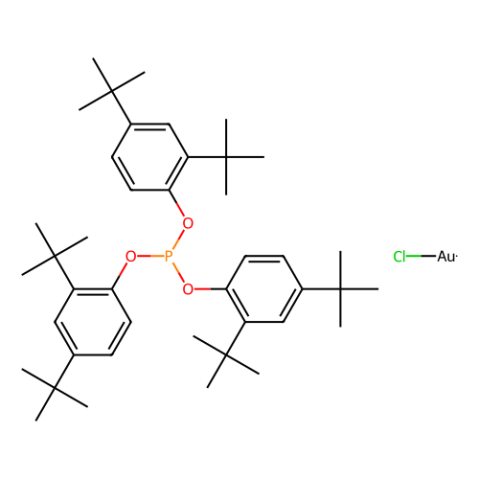 氯[三(2,4-二叔丁基苯基)亚磷酸]金,Chloro[tris(2,4-di-tert-butylphenyl)phosphite]gold