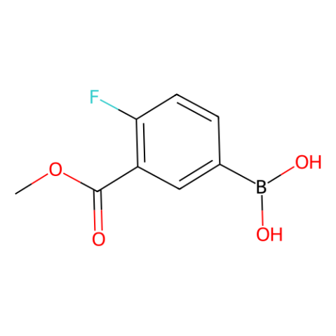 4-氟-3-(甲氧基羰基)苯基硼酸 (含不同量的酸酐),4-Fluoro-3-(methoxycarbonyl)phenylboronic Acid (contains varying amounts of Anhydride)