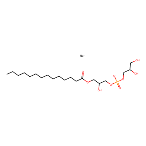 1-十八烷酰基-sn-甘油-3-磷酸-（1′rac甘油）（钠盐）,1-myristoyl-2-hydroxy-sn-glycero-3-phospho- (1'-rac-glycerol) (sodium salt)