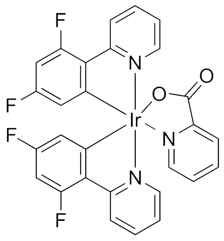 雙(4,6-二氟苯基吡啶-N,C2)吡啶甲酰合銥,Bis[2-(4,6-difluorophenyl)pyridinato -C2,N](picolinato)iridium(III)