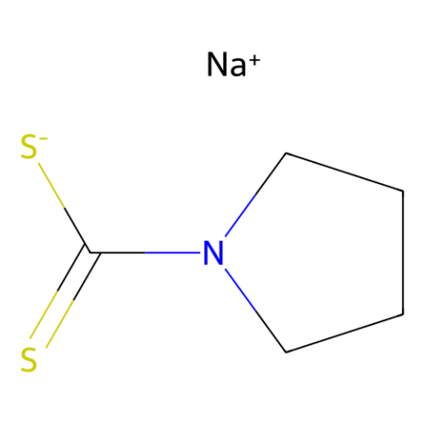 吡咯烷二硫代甲酸钠,Sodium pyrrolidinedithiocarbamate