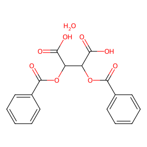 (-)-O,O′-二苯甲酰-L-酒石酸 一水合物,(-)-O,O′-Dibenzoyl-L-tartaric acid monohydrate
