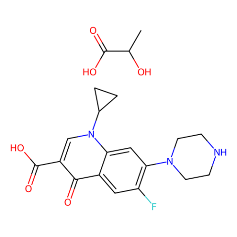 乳酸環(huán)丙沙星,Ciprofloxacin lactate