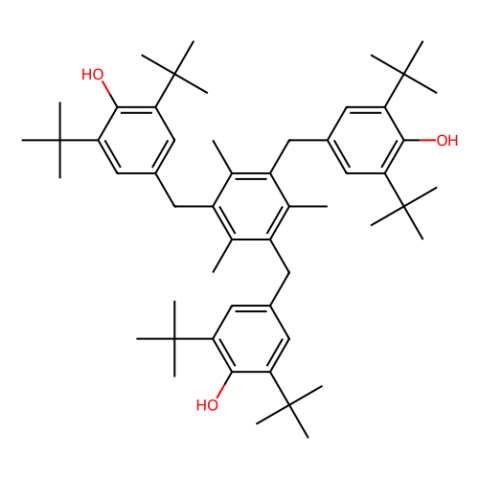 4,6-三(3,5-二叔丁基-4-羟基苄基)苯,1,3,5-Trimethyl-2,4,6-tris(3,5-di-tert-butyl -4-hydroxybenzyl)benzene