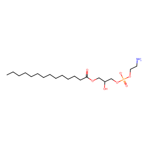 1-肉豆蔻基-2-羟基-sn-甘油-3-磷酸乙醇胺,1-myristoyl-2-hydroxy-sn-glycero-3-phosphoethanolamine