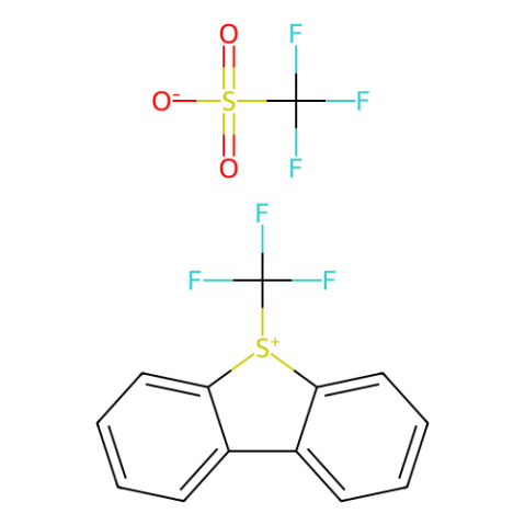 S-(三氟甲基)二苯并噻吩三氟甲基磺酸鹽,5-(Trifluoromethyl)dibenzothiophenium trifluoromethanesulfonate