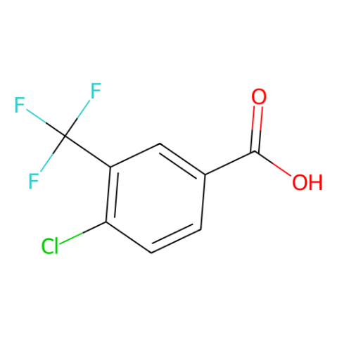 4-氯-3-三氟甲基苯甲酸,4-Chloro-3-(trifluoromethyl)benzoic acid