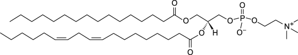 1-棕榈酰基-2-亚油酰基-sn-甘油-3-磷酸胆碱,1-palmitoyl-2-linoleoyl-sn-glycero-3-phosphocholine