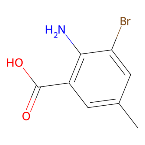 2-氨基-3-溴-5-甲基苯甲酸,2-Amino-3-bromo-5-methylbenzoic acid