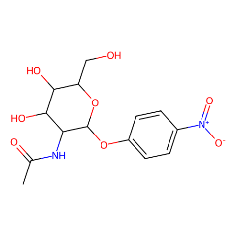4-硝基苯基-2-乙酰氨基-2-脱氧-α-D-吡喃半乳糖苷,p-Nitrophenyl 2-acetamido-2-deoxy-α-D-galactopyranoside