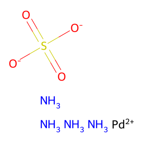 硫酸四氨钯,Tetraamminepalladium(II) sulfate