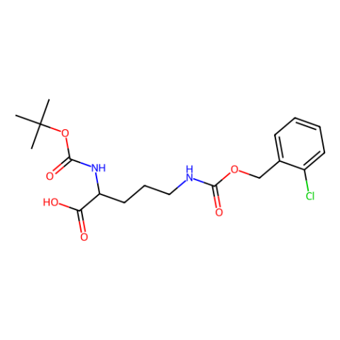 N-叔丁氧羰基-N'-(2-氯苄氧羰基)-L-鸟氨酸,Boc-Orn(2-Cl-Z)-OH