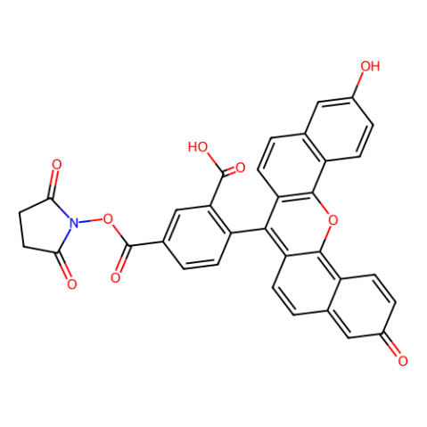 5(6)-羧萘基荧光素-N-羟基琥珀酰亚胺酯,5(6)-Carboxynaphthofluorescein N-Succinimidyl ester