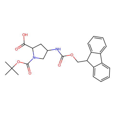 N-Boc-反式-4-(Fmoc-氨基）-L-脯氨酸,N-Boc-trans-4-(Fmoc-amino)-L-proline