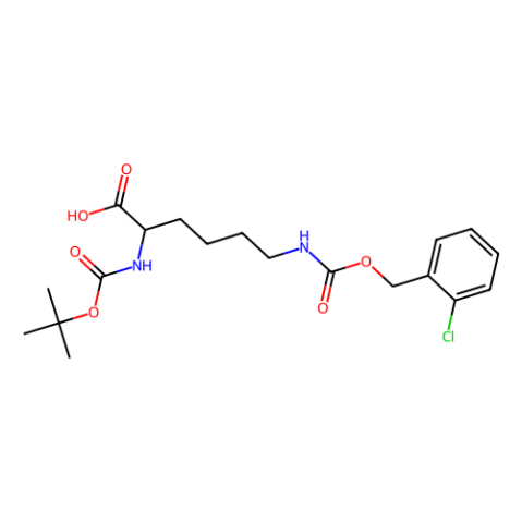 Boc-N'-(2-氯芐氧羰基)-D-賴氨酸,Boc-N'-(2-Chloro-Cbz)-D-lysine