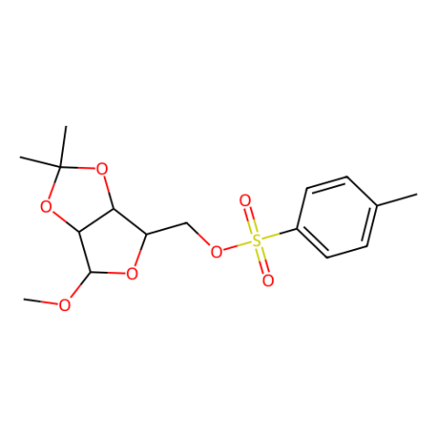 1-甲氧基-2,3-O-异亚丙基-5-O -对甲苯磺酰基-beta-D-呋喃核糖苷,Methyl 2,3-O-isopropylidene-5-O -(p-tolylsulfonyl)-β-D-ribofuranoside