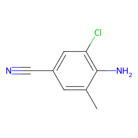 4-氨基-3-氯-5-甲基苯甲腈,4-Amino-3-chloro-5-methylbenzonitrile