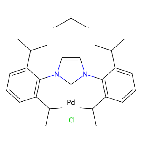 烯丙基氯化[1,3-双(2,6-二异丙基苯)咪唑-2-基]钯,Allyl[1,3-bis(2,6-diisopropylphenyl)imidazol-2-ylidene]chloropalladium(II)