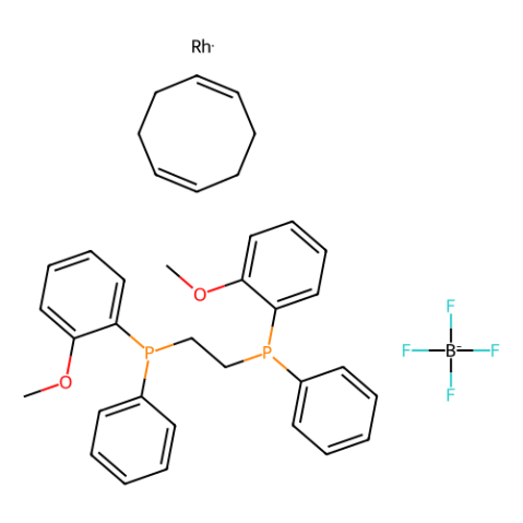 (R,R)-(-)-1,2-双[(邻甲氧基苯基)(苯基)膦基]乙烷(1,5-环辛二烯)铑(I)四氟硼酸,(R,R)-(-)-1,2-Ethanediylbis[(2-methoxyphenyl)phenylphosphine