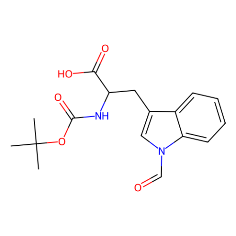 Nα-叔丁氧羰基-N'-醛基-L-色氨酸,Boc-L-Trp(For)-OH