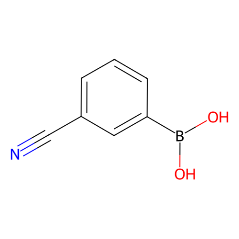 3-氰基苯硼酸 (含不同量的酸酐),3-Cyanophenylboronic acid (contains varying amounts of Anhydride)