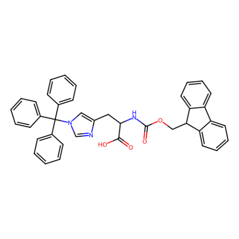 N-芴甲氧羰基-N'-三苯甲基-D-组氨酸,Fmoc-D-His(Trt)-OH