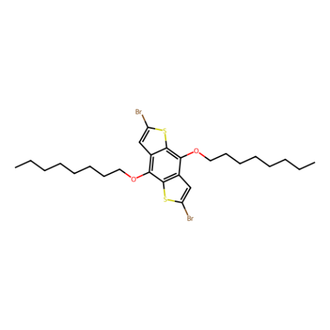 2,6-二溴-4,8-双(正辛基氧代)苯并[1,2-b:4,5-b']二噻吩,2,6-Dibromo-4,8-bis(n-octyloxy)benzo[1,2-b:4,5-b']dithiophene